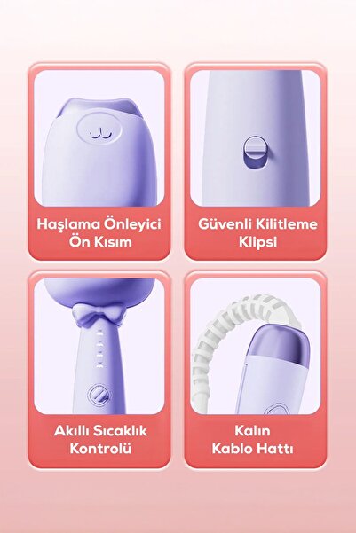 DEMPOWER Kedi Figürlü Seramik Saç Şekillendirici