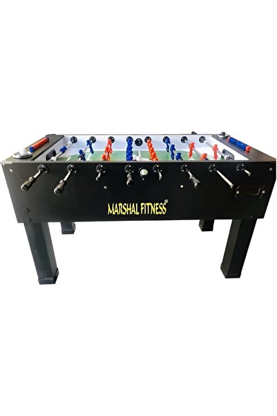 Marshal Fitness طاولة كرة قدم، طاولة لعب كرة قدم احترافية، أسود - MF-4069