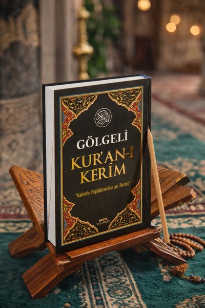 Seda Yayınları Kuranı Kerim Gölgeli Kalemle Yazılabilen Orta Boy Gölgeli Kura...