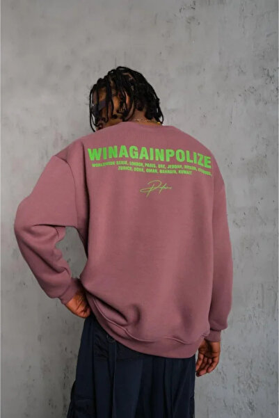 Tarz Yeri Wınagain Printed Sweat - Dusty Rose