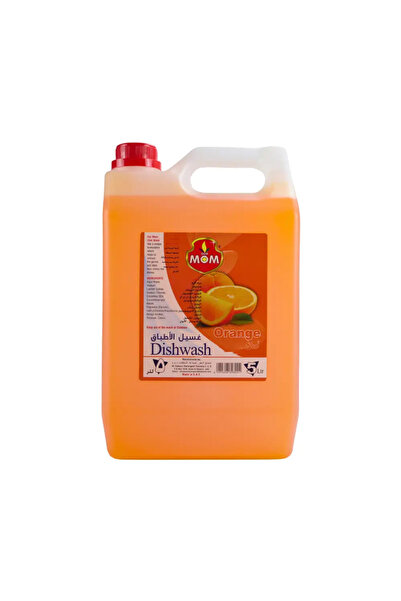 MOM Orange Dishwashing Liquid To Remove Germ and Stains- 5 Liter