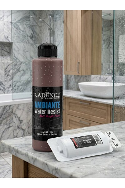 Cadence Ambiante Fayans Tezgah Boyası AW-31 Sütlü Kahve 250 ml Islak Zemin Su...