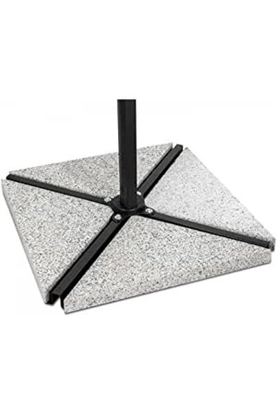 sultan garden center حامل مظلة رخامي بفتحة مركزية من سلطان جاردنز، مقاس 68 × ...