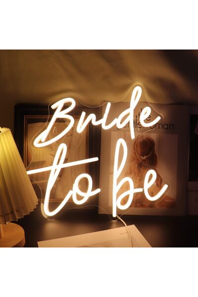 Slasa Bride To Be Neon Sign – 43x29 cm LED Wall Light for Wedding & Party Decor