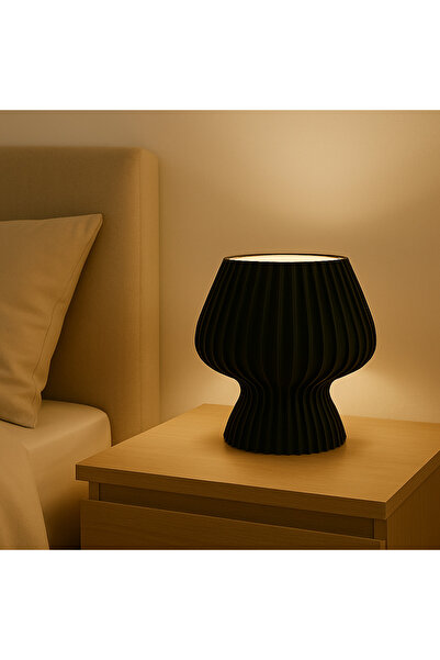 Sani Lamp Sani, Arad, E27, PLA, 168 x 168 x H 173 mm, black