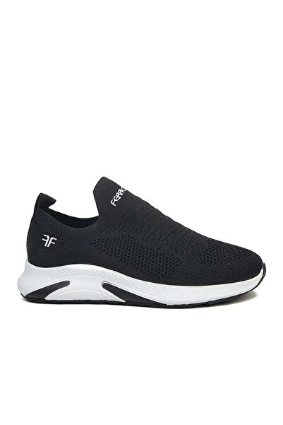 iskarpino Laceless Black Sneaker Casual Sports Shoes