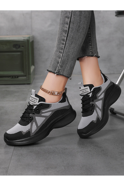 SOSENFER 百搭女士运动鞋女，时尚慢跑运动女鞋