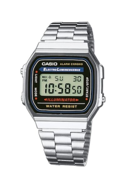 Casio Unisex Watch with Metal Bracelet, Silver