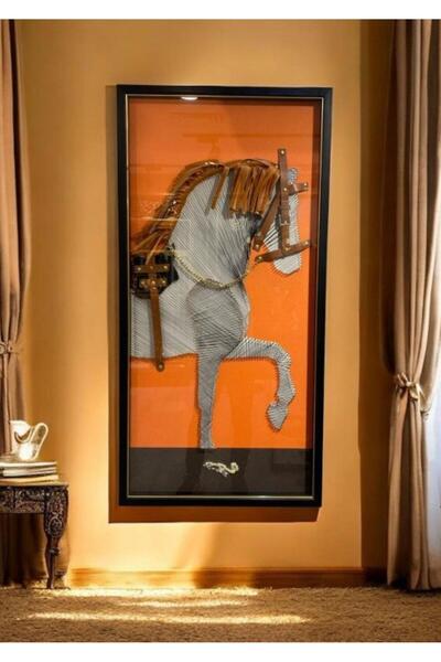 zepce design Dekoratif At Figürlü Tablo