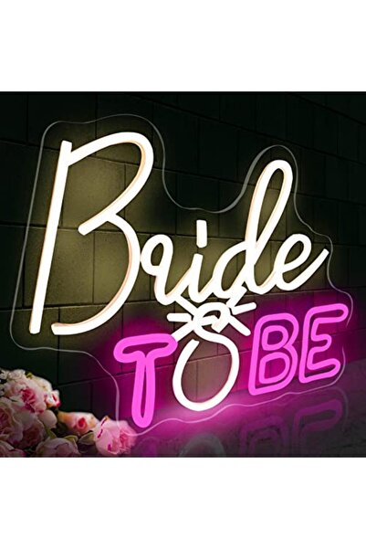 Slasa Bride To Be Neon Sign – 32x33 cm LED Wall Light for Wedding & Party Decor