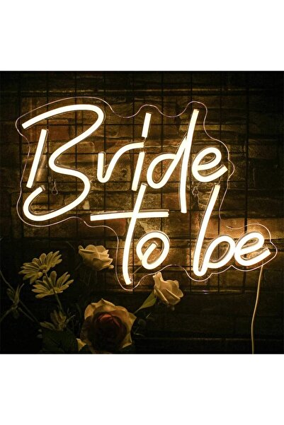 Slasa لافتة نيون "عروس المستقبل" - مصباح جداري LED مقاس 43 × 29 سم لتزيين حفل...