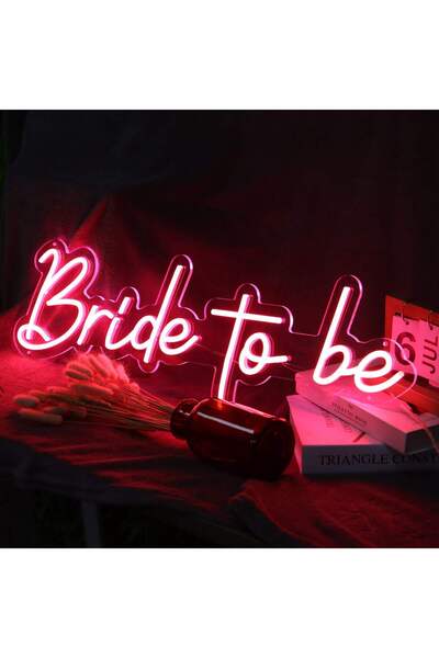 Slasa Bride To Be Neon Sign – 42x27 cm LED Wall Light for Wedding & Party Decor
