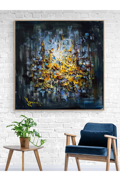 Simurg Sanatevi Kayboluş Yağlı Boya Tablosu