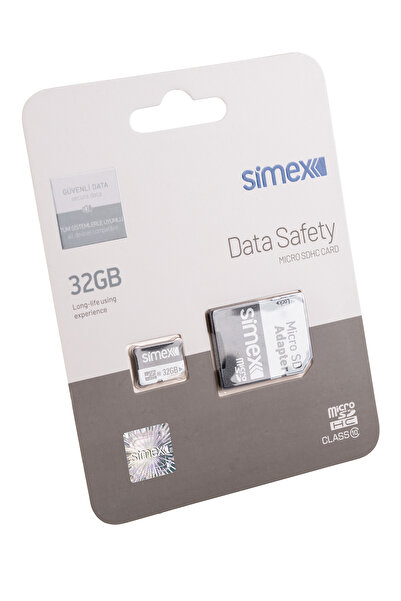 Simex 32 Gb Memory Card with Sd Card Adapter 100 Mb/S Sh-101
