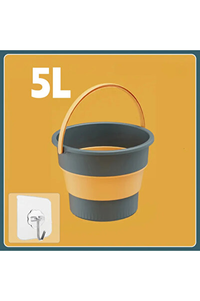 Choice Blue-5L 5/10/17L Portable Folding Bucket Multifunctional Thickened Sil...