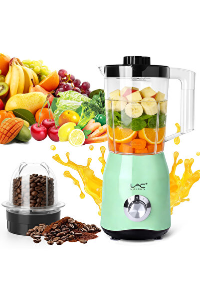 LAC LAICHY Blender for Smoothies,300W Personal Blender and Grinder Combo for ...