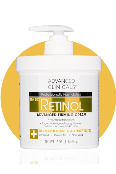 Advanced Clinicals لوشن ريتينول لشد البشرة ومكافحة علامات تقدم السن للوجه والجسم