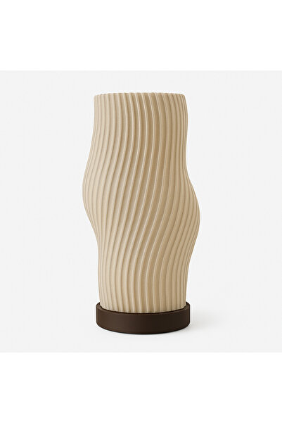 Sani Lamp, Sani, Wien, E27, ecological material PLA, 140 x 140 x H270 mm, beige