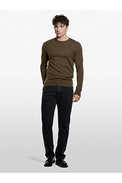 Sisley Pulover pentru bărbați din amestec de cașmir guler rotund 325A102HS1B1...