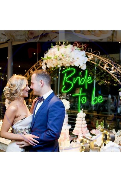 Slasa Bride To Be Neon Sign – 42x27 cm LED Wall Light for Wedding & Party Decor