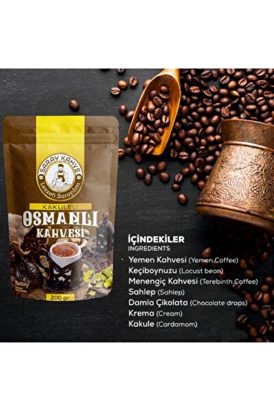 SARAY KAHVE Kakuleli Osmanlı Kahvesi 200 gr / Poşet