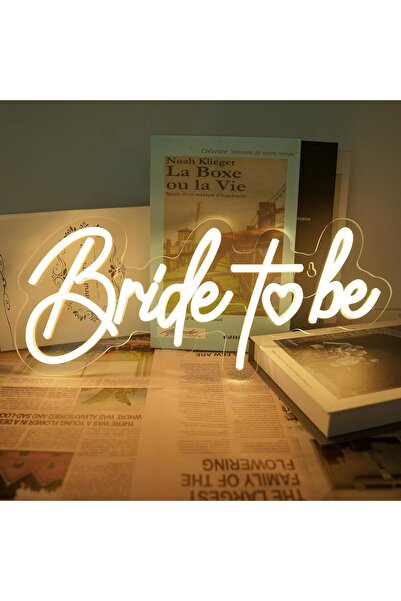 Slasa Bride To Be Neon Sign – 45x30 cm LED Wall Light for Wedding & Party Decor