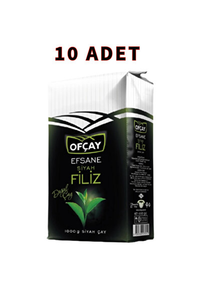 Ofçay OF Çay Efsane Siyah Filiz 1000 Gr X 10 Adet