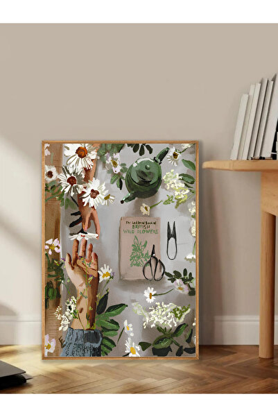 Tuba Decor Tablo dintr-o singură bucată cu rame din lemn pentru sufragerie, s...