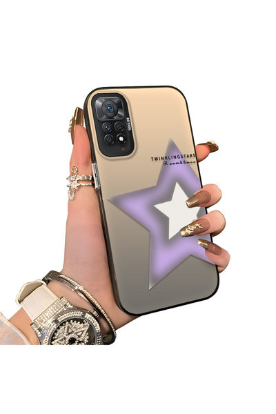 ucuc حافظة لهاتف Xiaomi Redmi Note 11 Pro 4G متوافقة مع نمط النجوم ذات سطح لا...