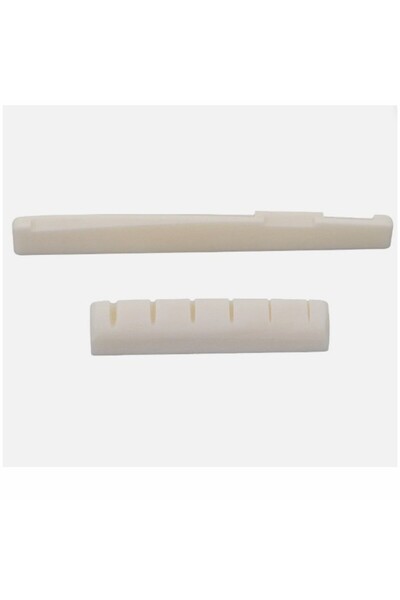 LongMoon 473JW عتبة وجسر للجيتار الصوتي مصنوعان من العظم