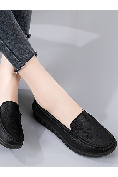 SOSENFER Bayan Düz Toplu Hafif Rahat Ayakkabılar, Rahat Günlük Hafif Kadın Ay...