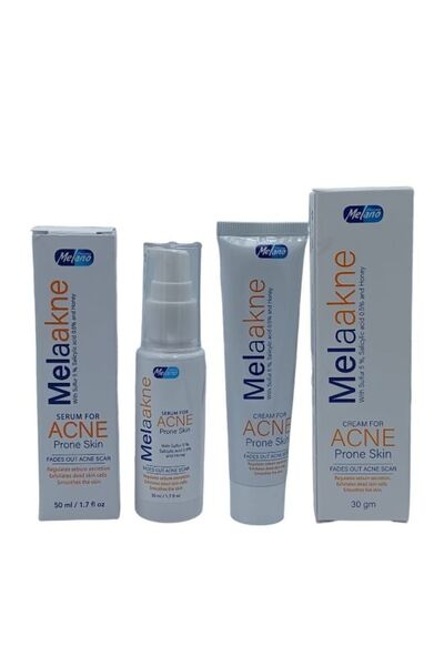 Milano Melacny Serum 50 ml and Cream 30 grams for Acne-Prone Skin