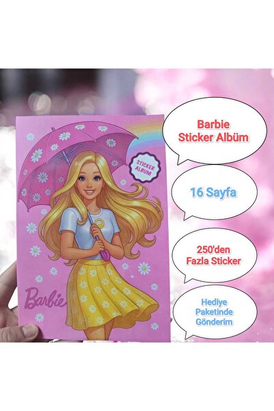 Emrah Gültekin Barbie’nin Gizli Dünyası Sticker Albümü 16 Sayfa 250+ Sticker ...
