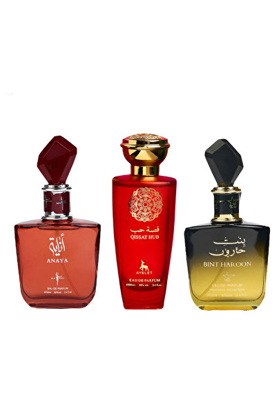 ARD AL ZAAFARAN Pack of 3 Oriental Perfumes 100 ml Women