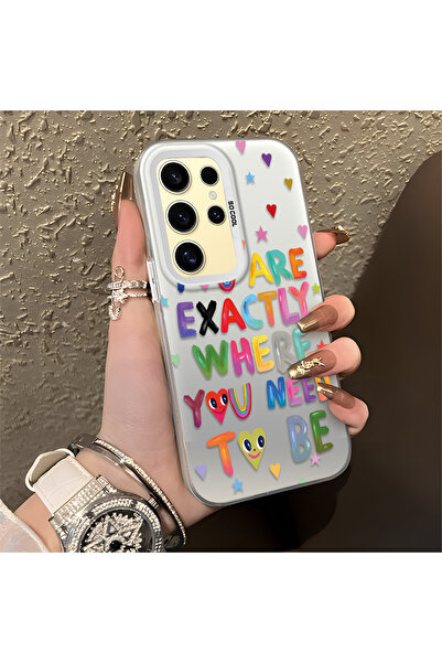 ucuc جراب متوافق مع هاتف سامسونج جالاكسي S24 الترا، ذو سطح لامع غير لامع، حما...