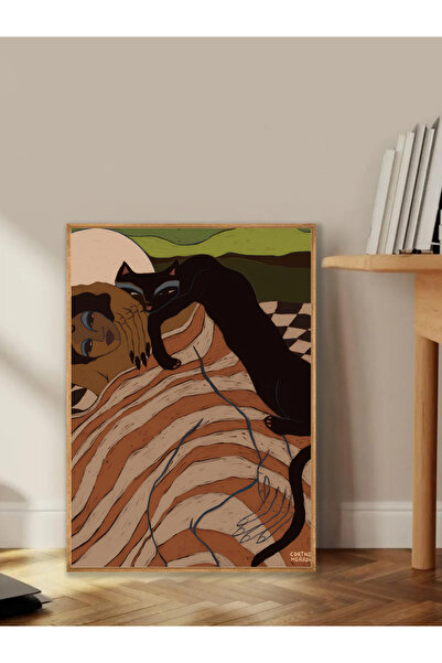 Tuba Decor One Piece Wooden Framed Living Room Hall Kitchen Table