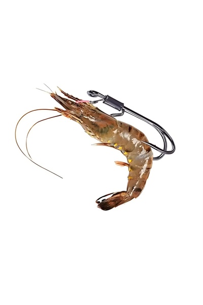 Hokkaido 10 Adet 2 Numara,Çiftli,Double,Karides,Teke İğnesi,Ürün boyu 27.6 mm...