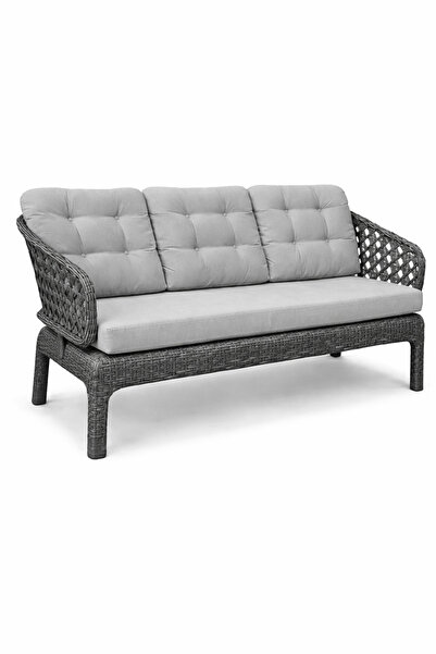 Çavdar Group Cenevre 3'lü Raddan Koltuk 3 Kişilik El Örmesi Bank Bahçe Balkon...