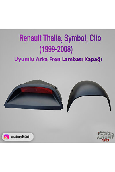 AutoPit 3D Renault Thalia / Symbol / Clio (1999–2008) Uyumlu Arka Fren Lambas...