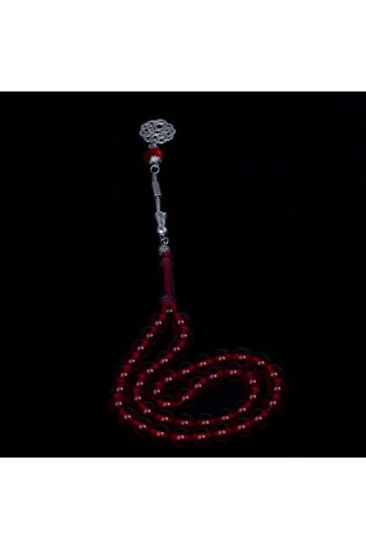Shaka Khatam Red Bakelite Prayer Beads - 45 Beads