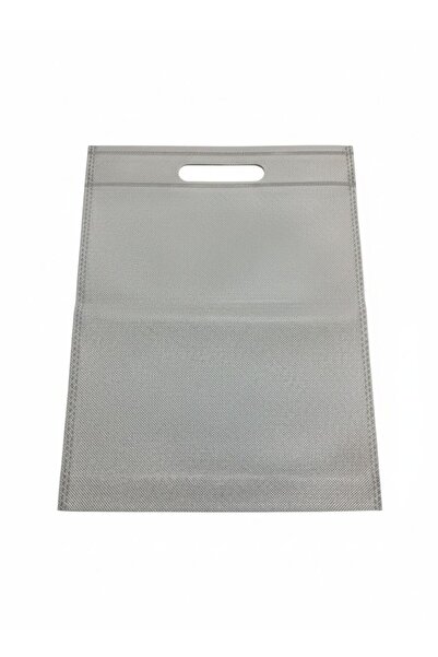 REX Polyester shopping bag set (12 pieces) - Gray - Size 25x32 cm 68615G