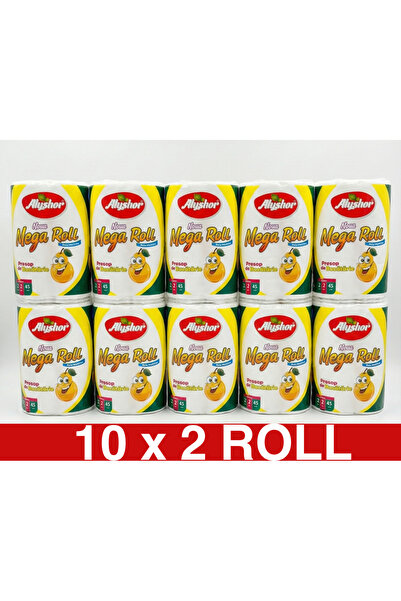 Alyshor Pachet Mega Roll cu 10 bucăți de supă (20 de role)