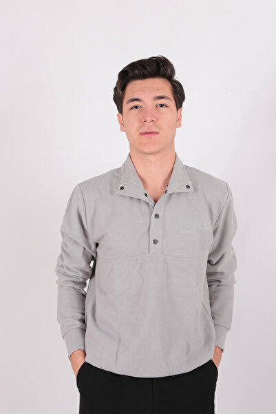 Five Pocket Fp24B2105 Hanorac pentru bărbați cu guler înalt și închidere cu c...