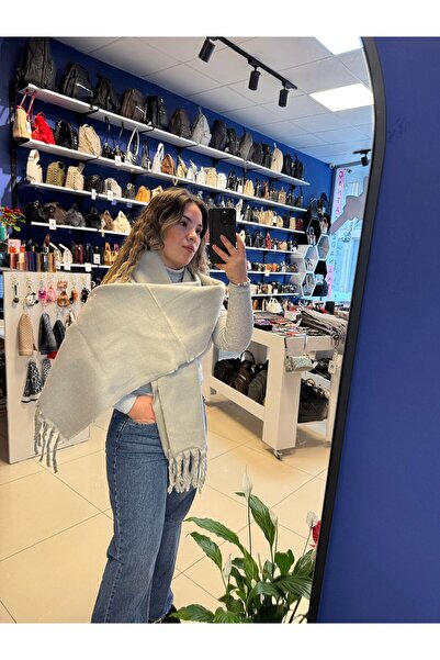 balbagss Women's Curly Wool Thick Tassel Scarf and Shawl