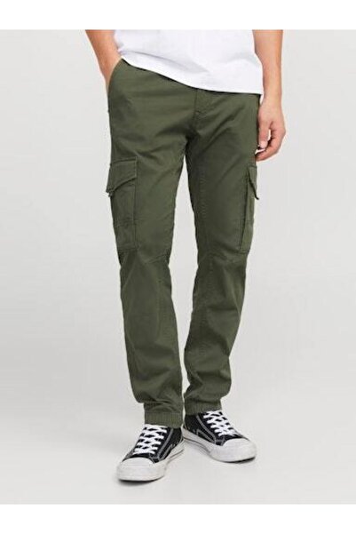 Jack & Jones Men's Green Trousers 12141844
