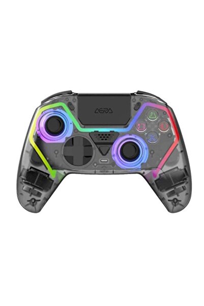 Generic وحدة تحكم ألعاب لاسلكية ASRVA PS5 مع إضاءة RGB