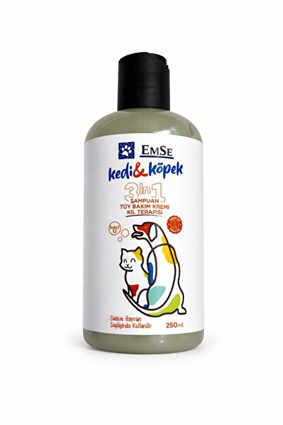 EMSE Bentonit Killi Doğal Köpek&Kedi Şampuanı – Kil Terapili