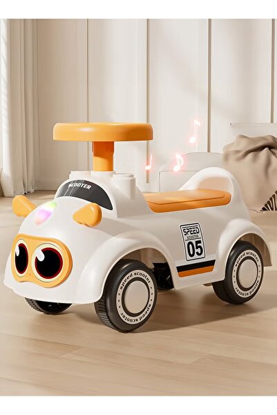 BAYBEE سيارة ركوب للأطفال بعجلات ناعمة، وإضاءة، وموسيقى ممتعة، ومقعد واسع ومر...