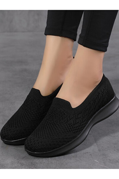 SOSENFER 女生户外鞋，透气一脚蹬软底女鞋，平底休闲鞋女