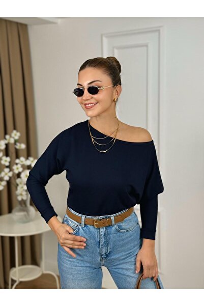 IŞILDA FASHION Kadın Kayık Yaka Bluz